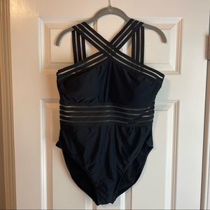 Black One Piece Bathing Suit